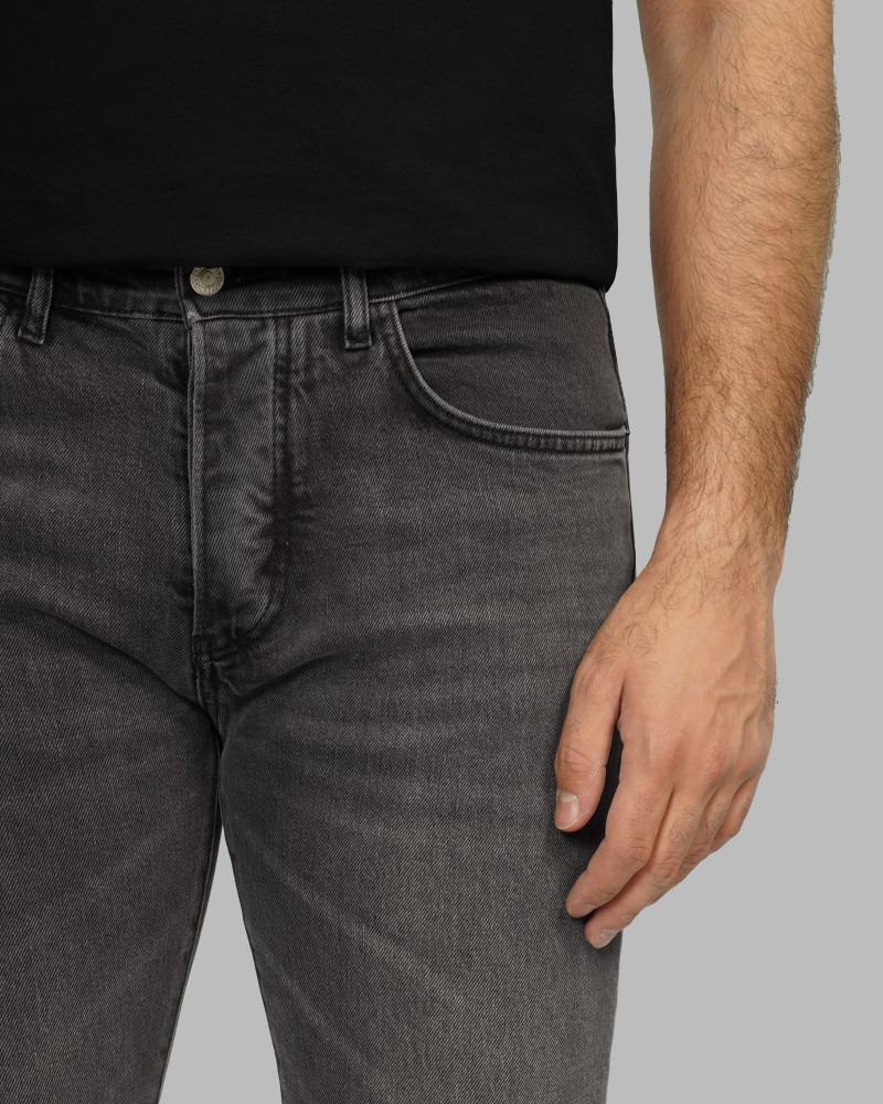 خرید و قیمت شلوار جین اسلیم ساده مردانه خاکستری 24111437