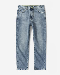 شلوار جین استریت فیت (Straight fit) ساده مردانه آبی 24224792
