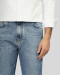 شلوار جین استریت فیت (Straight fit) ساده مردانه آبی 24224792