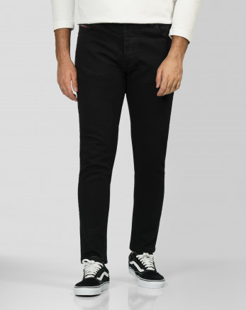 خرید و قیمت شلوار جین اسکینی (skinny) ساده مردانه مشکی 24210279