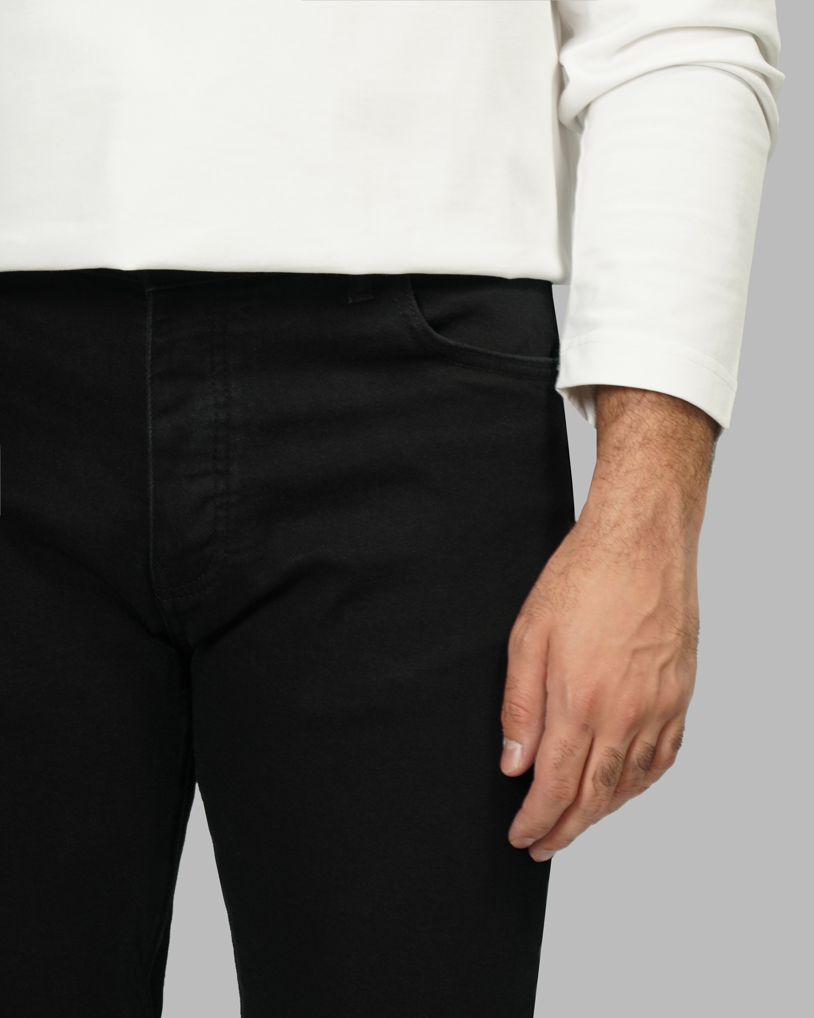 خرید و قیمت شلوار جین اسکینی (skinny) ساده مردانه مشکی 24210279
