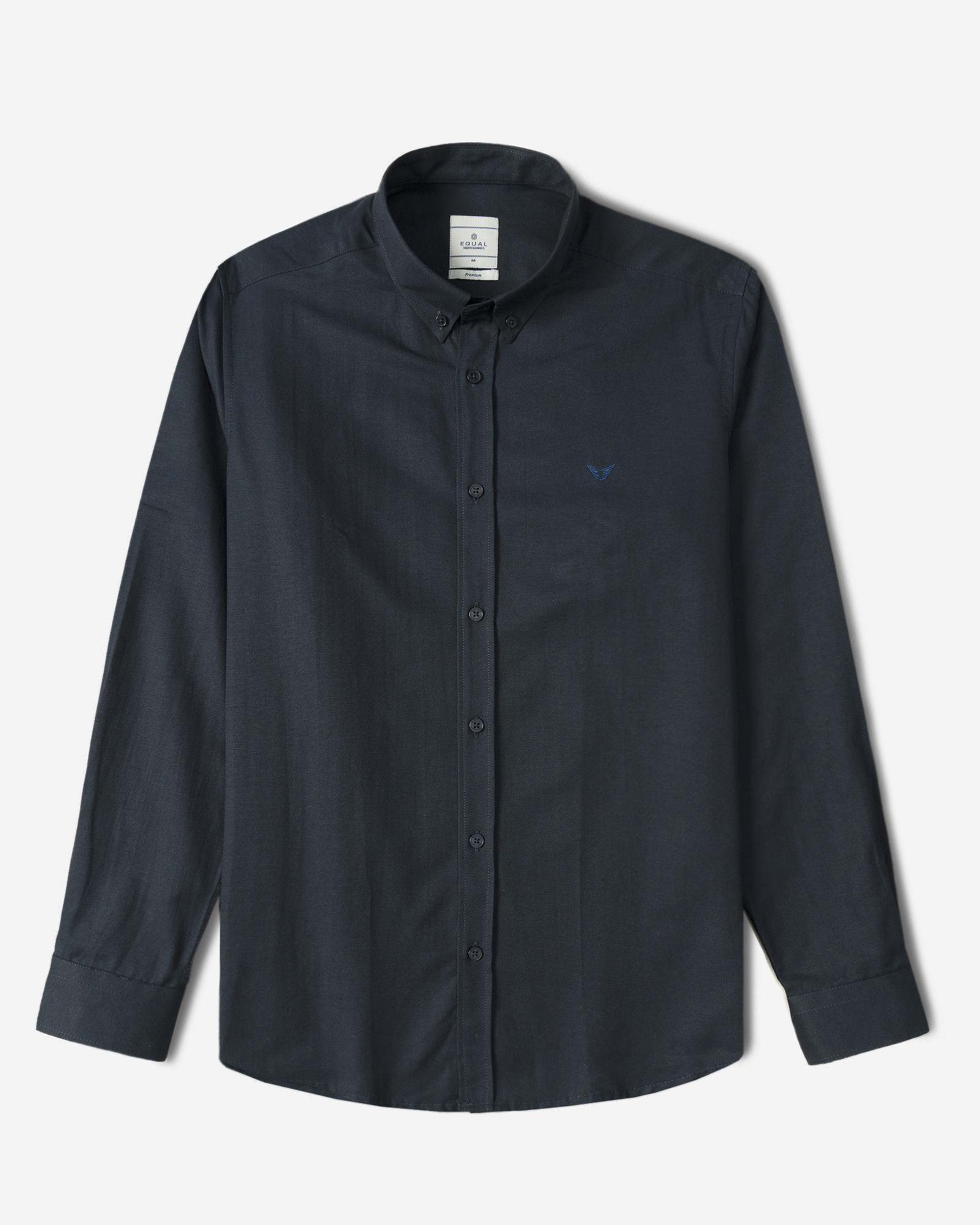 خرید و قیمت پیراهن آستین بلند ساده مردانه سرمه ای 24221311