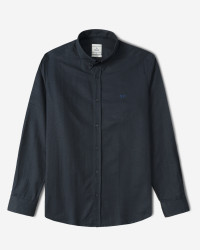 خرید و قیمت پیراهن آستین بلند ساده مردانه سرمه ای 24221311