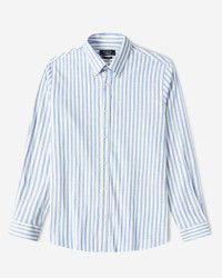 خرید و قیمت پیراهن آستین بلند راه راه مردانه آبی روشن 24266183