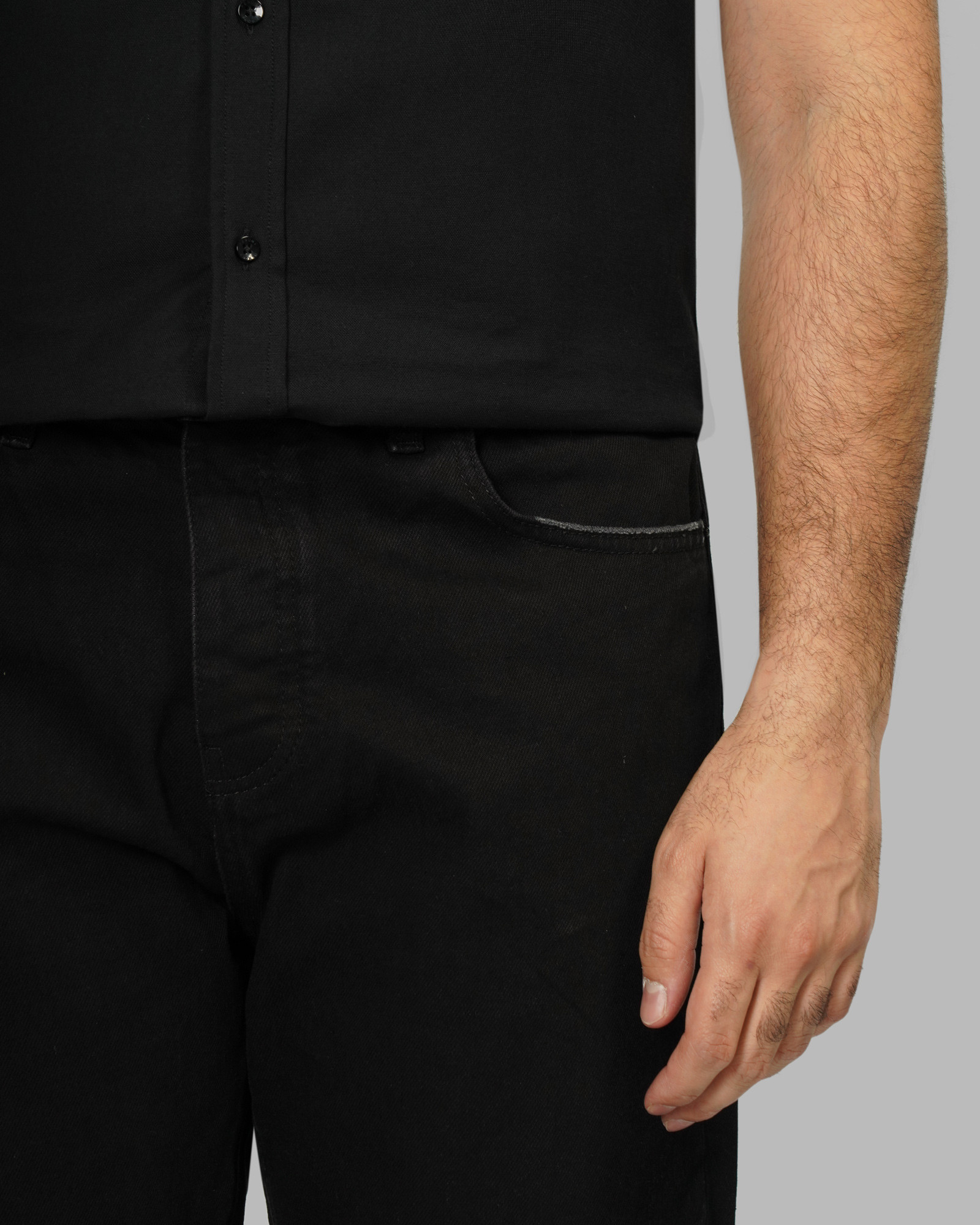 خرید و قیمت شلوار جین استریت استایل (Street Style) ساده مردانه مشکی 24224799