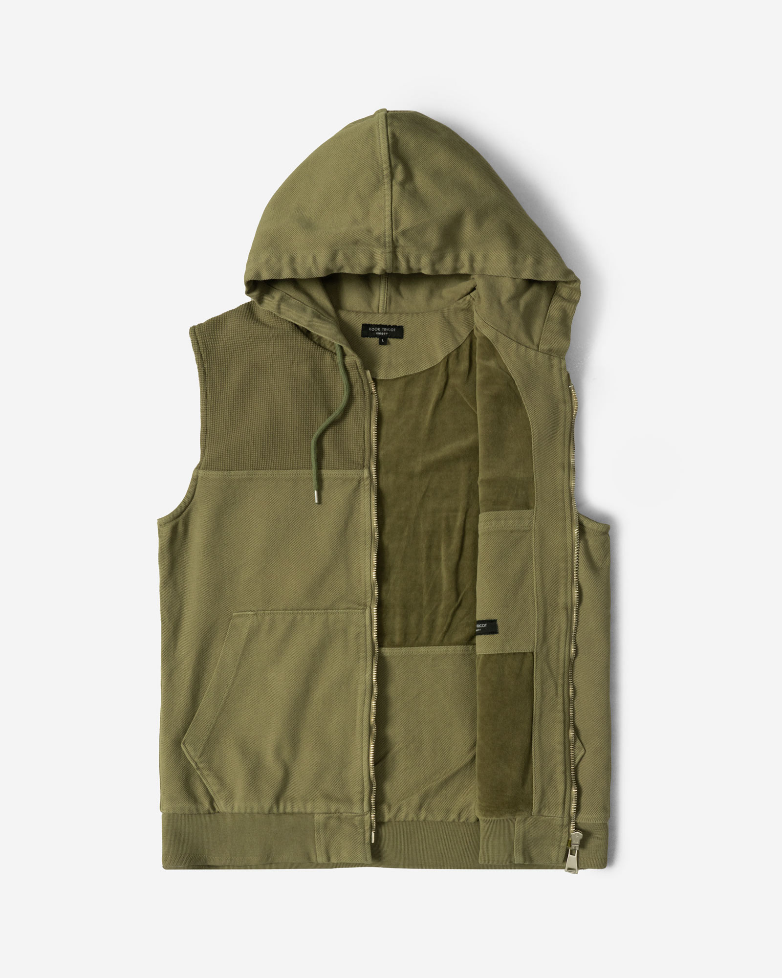 جلیقه کتان مردانه سبز 24314114