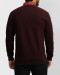 پلیور یقه پیراهنی ساده زرشکی 24388144