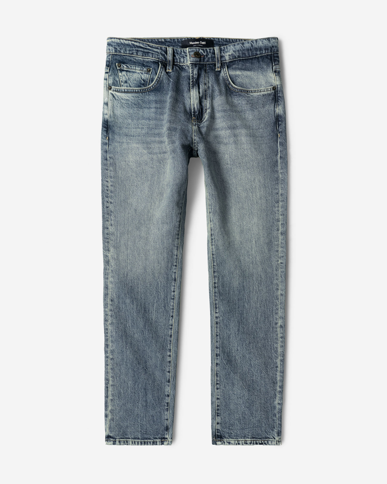 شلوار جین مینی (Mini) ساده مردانه آبی 24324811