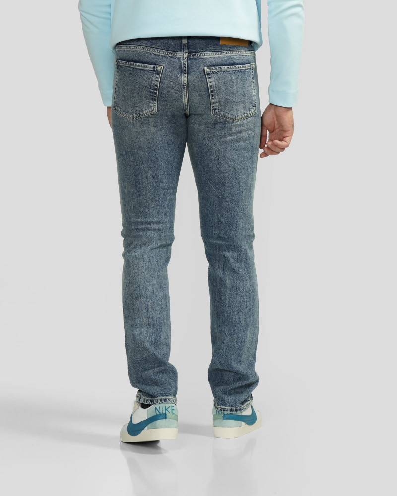 شلوار جین مینی (Mini) ساده مردانه آبی 24324811