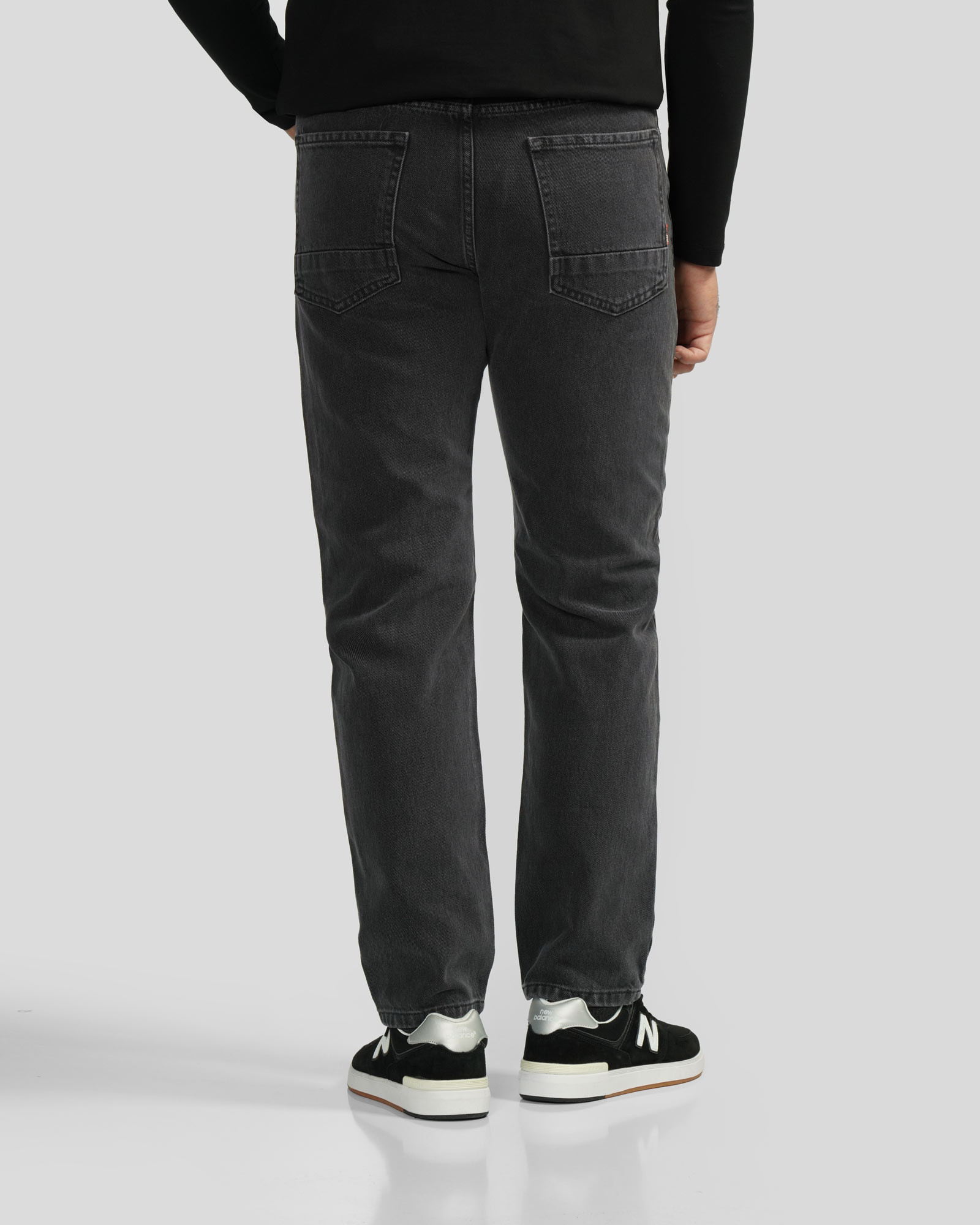 شلوار جین رگولار (Relax vintage) ساده مردانه دودی 24312249