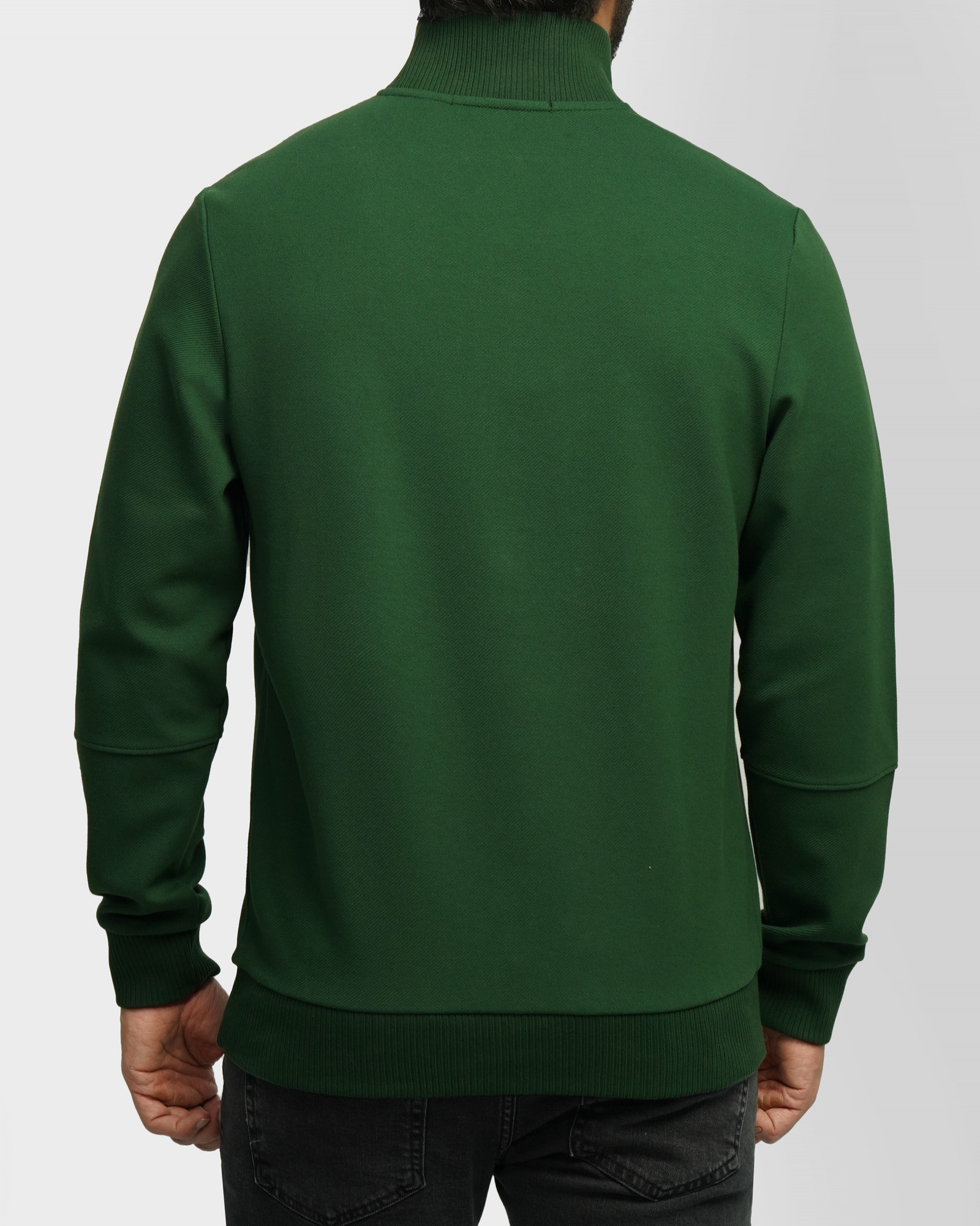 پلیور نیم زیپ مردانه سبز 24341129