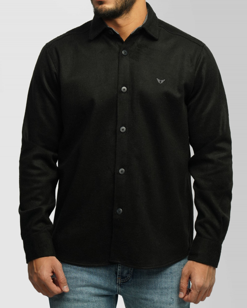 پیراهن ضخیم مردانه مشکی 24352302