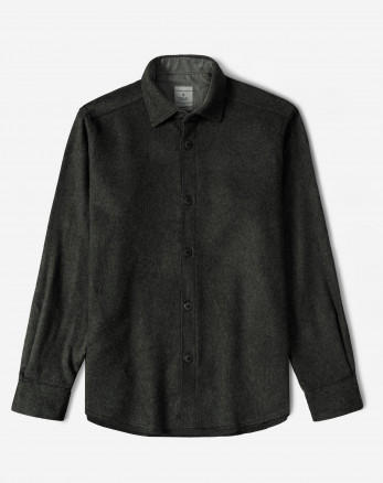 پیراهن ضخیم مردانه ذغالی 24352302