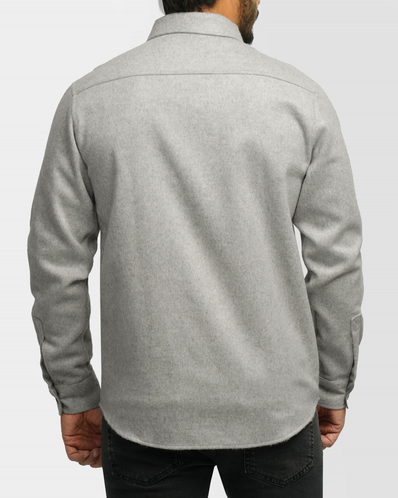 پیراهن ضخیم مردانه طوسی 24352302