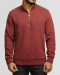 پلیور نیم زیپ مردانه زرشکی 24341129