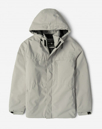 کاپشن مردانه کلاه دار کرم 24216370