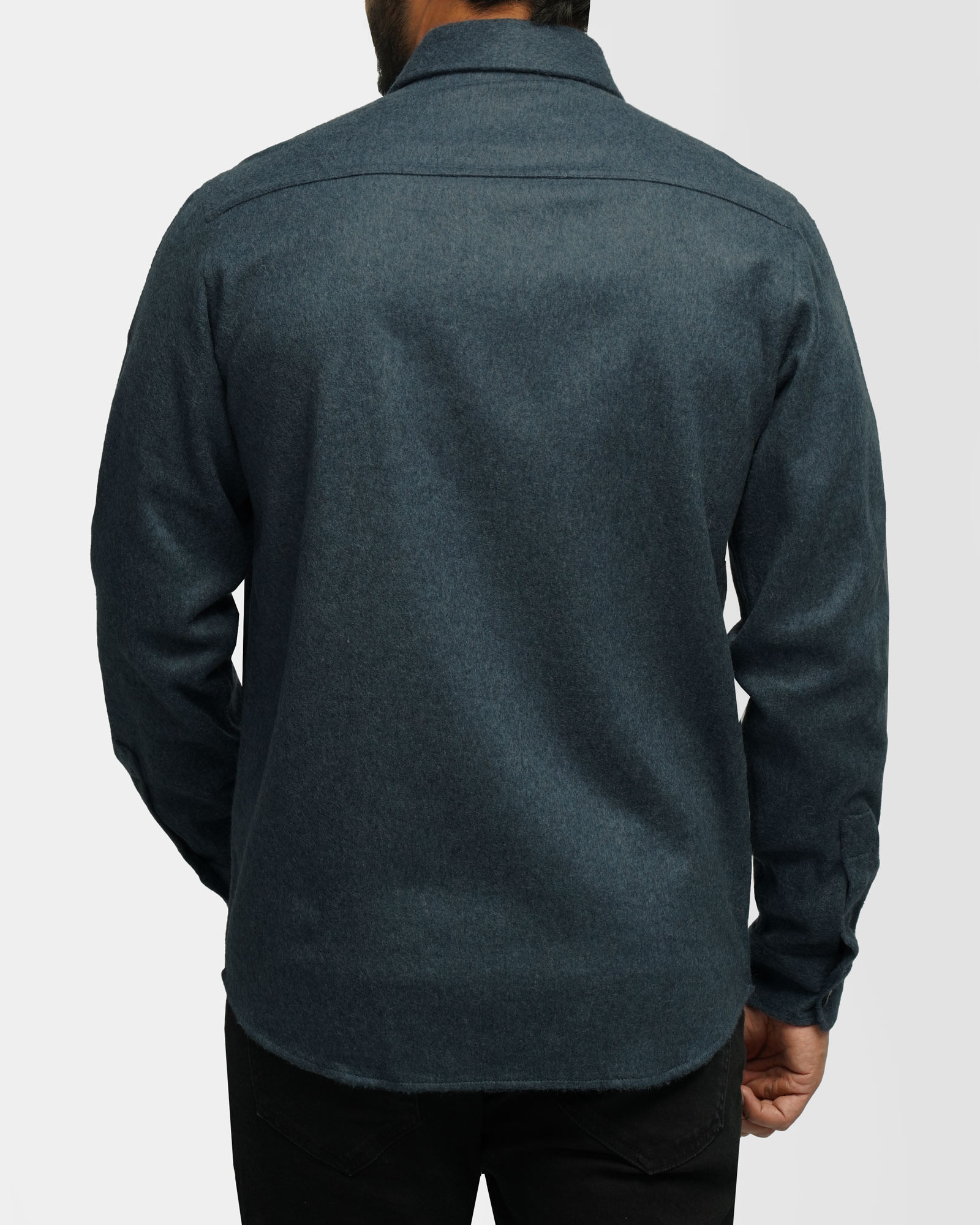 پیراهن ضخیم مردانه آبی تیره 24352302