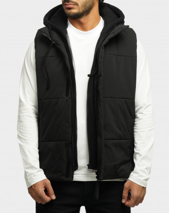 خرید و قیمت پافر مردانه کلاه دار مشکی 24253171