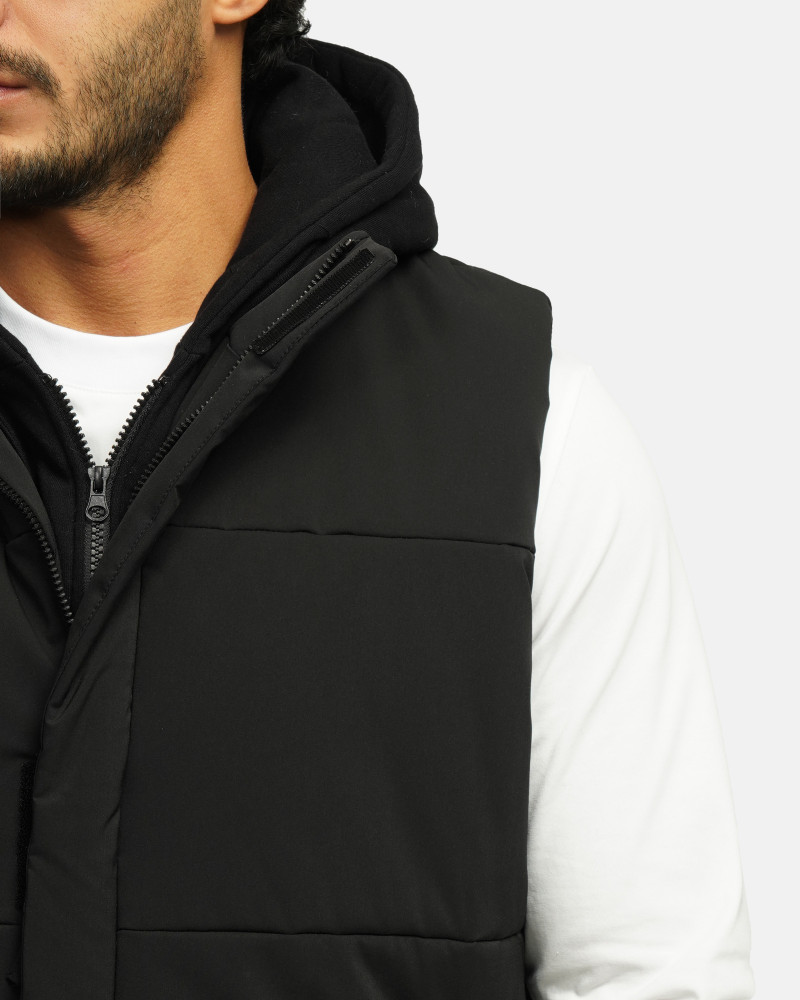 خرید و قیمت پافر مردانه کلاه دار مشکی 24253171