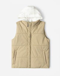 خرید و قیمت پافر مردانه کلاه دار کرم 24253174