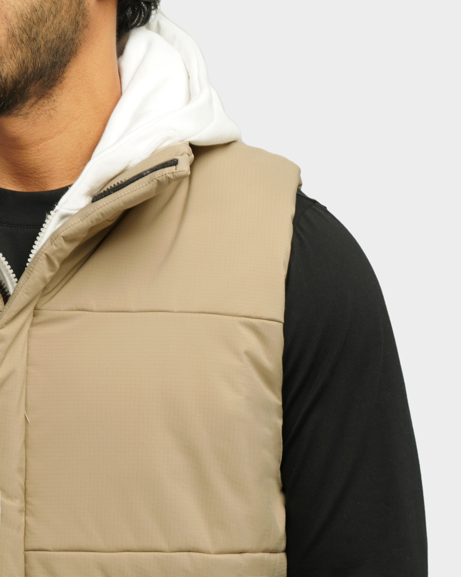 خرید و قیمت پافر مردانه کلاه دار کرم 24253174