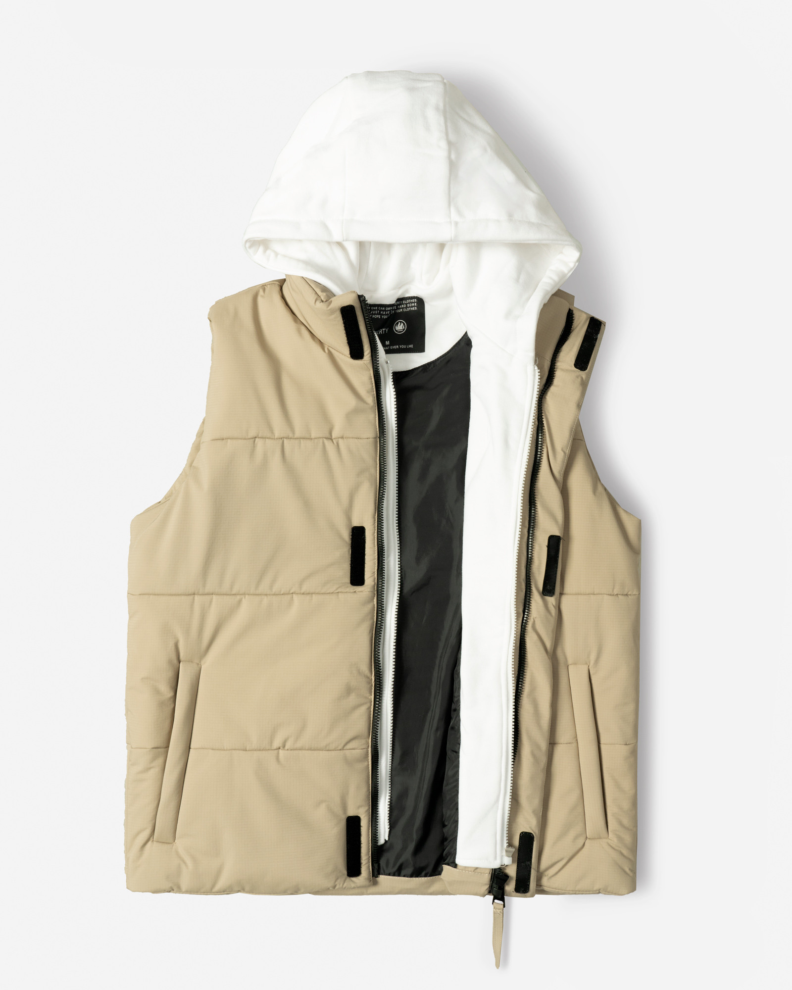 خرید و قیمت پافر مردانه کلاه دار کرم 24253174