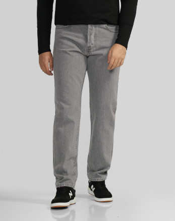 خرید و قیمت شلوار جین رگولار (Relax vintage) ساده مردانه طوسی 24112239