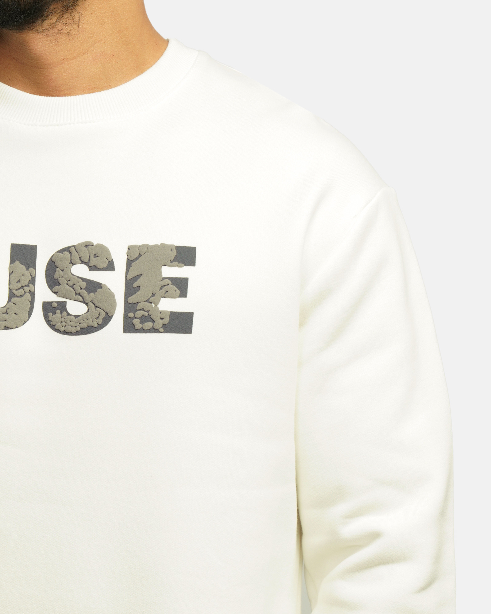 خرید و قیمت پلیور دورس یقه گرد مردانه سفید 24357243