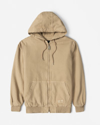 کاپشن مردانه کلاه دار کرم 24216368