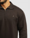 پلیور سلانیک نیم زیپ مردانه قهوه ای 24341128