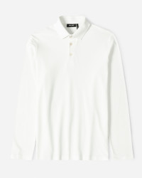 خرید و قیمت پولوشرت آستین بلند مردانه سفید 24386112