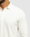 خرید و قیمت پولوشرت آستین بلند مردانه سفید 24386112