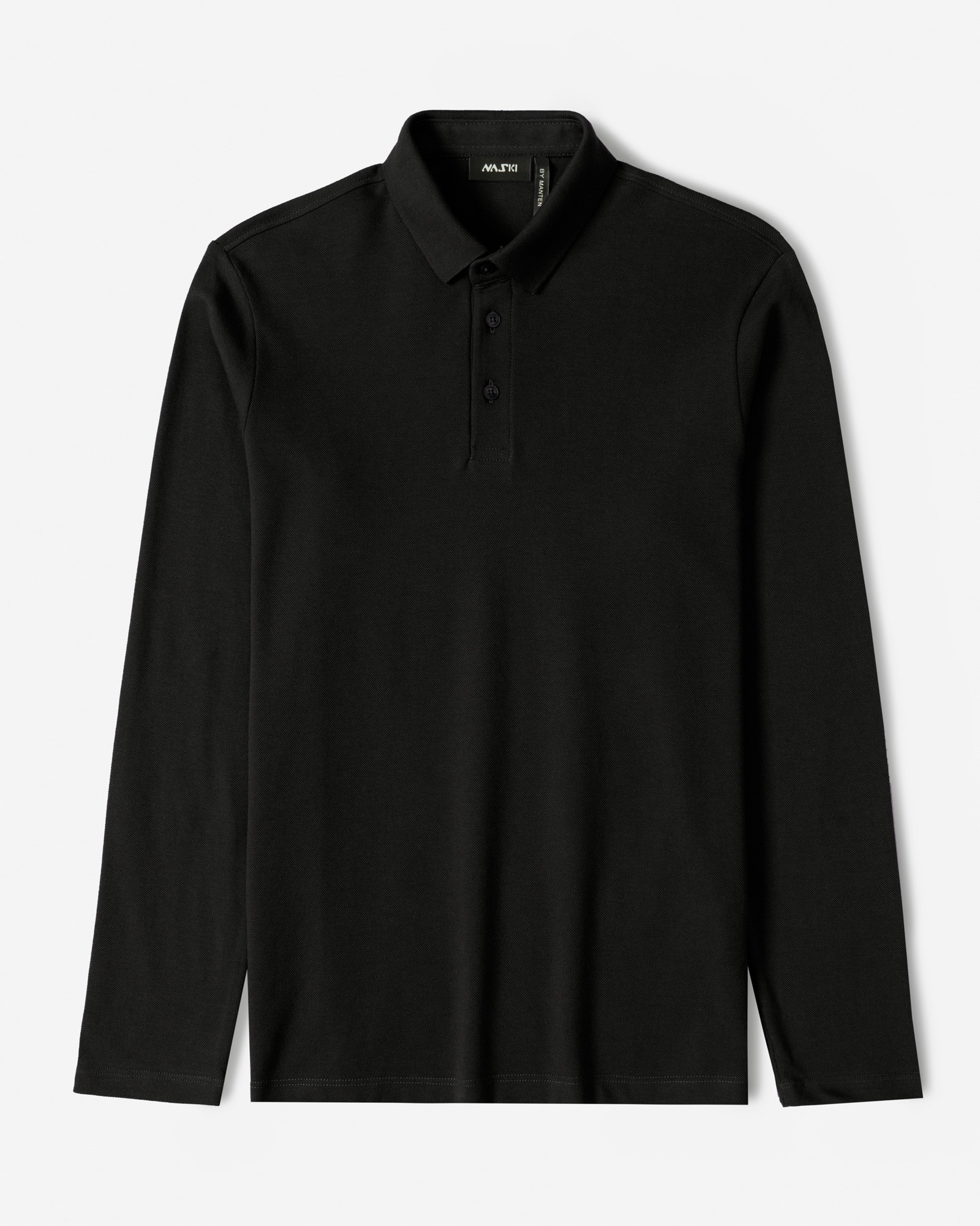 خرید و قیمت پولوشرت آستین بلند مردانه مشکی 24386112