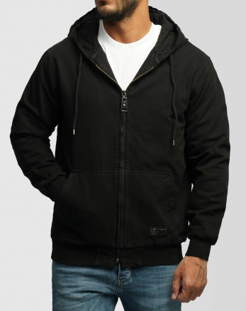 کاپشن کتان مردانه مشکی 24387110