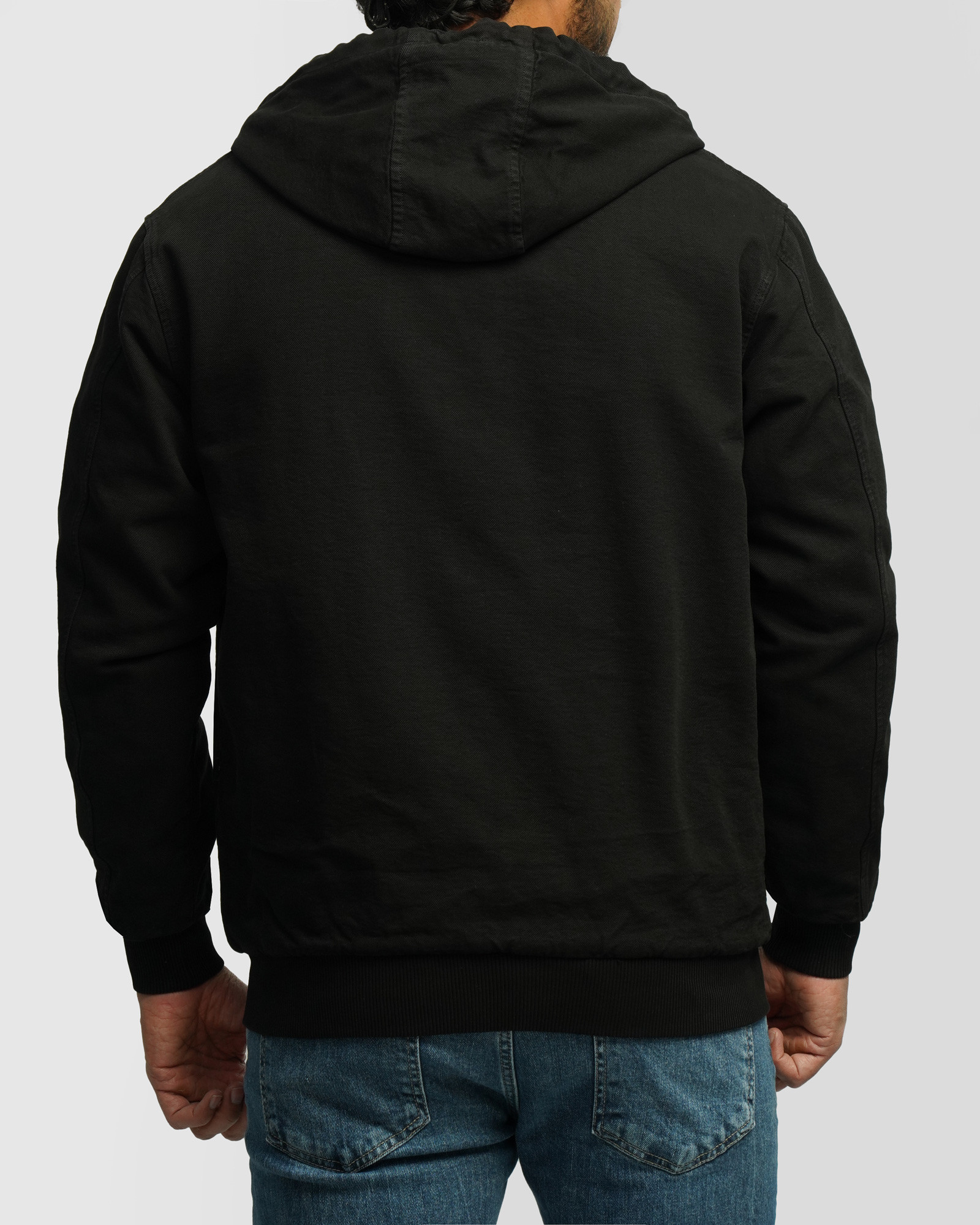 کاپشن کتان مردانه مشکی 24387110