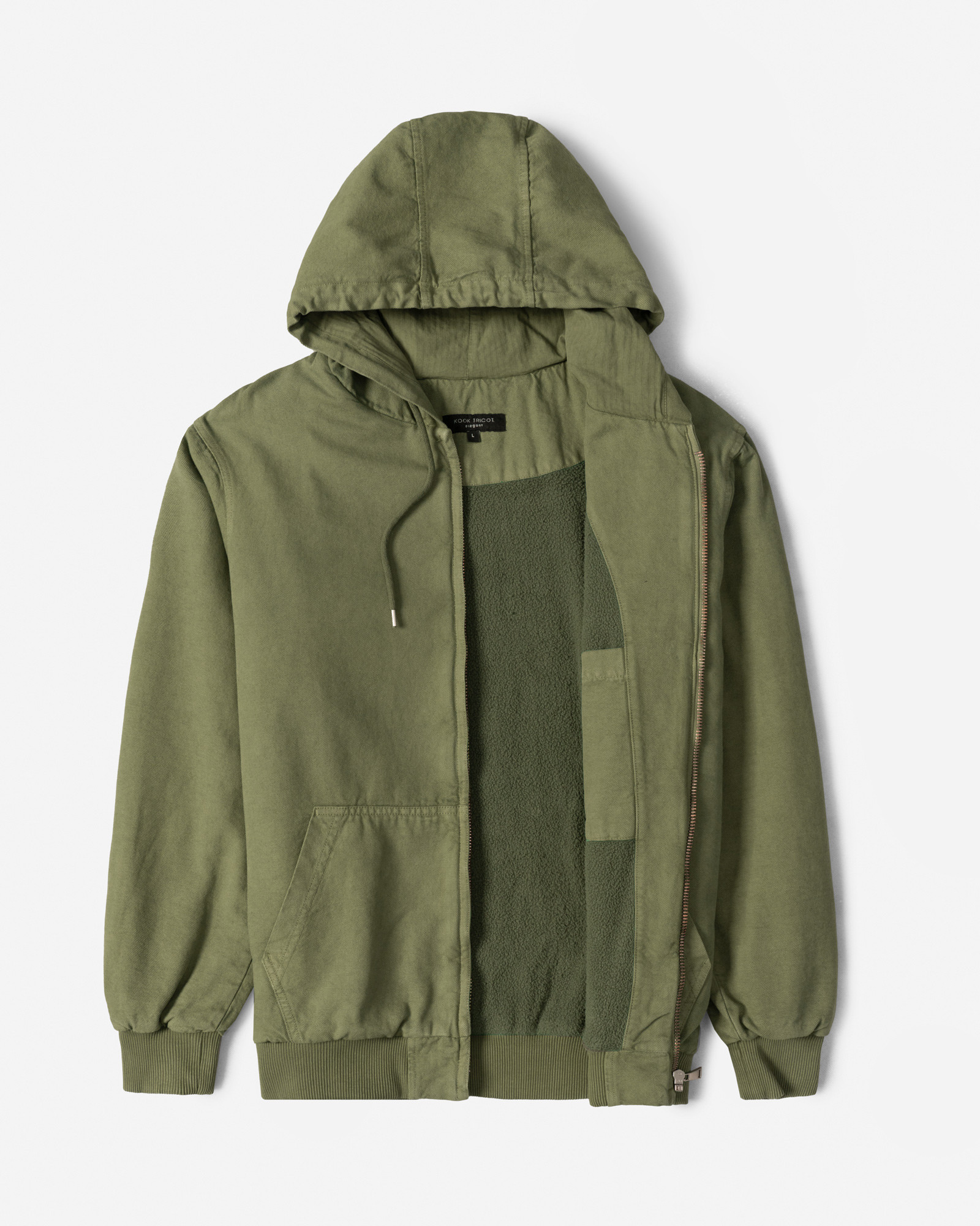 کاپشن کتان مردانه سبز 24387110