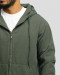 کاپشن کتان مردانه سبز تیره 24387110