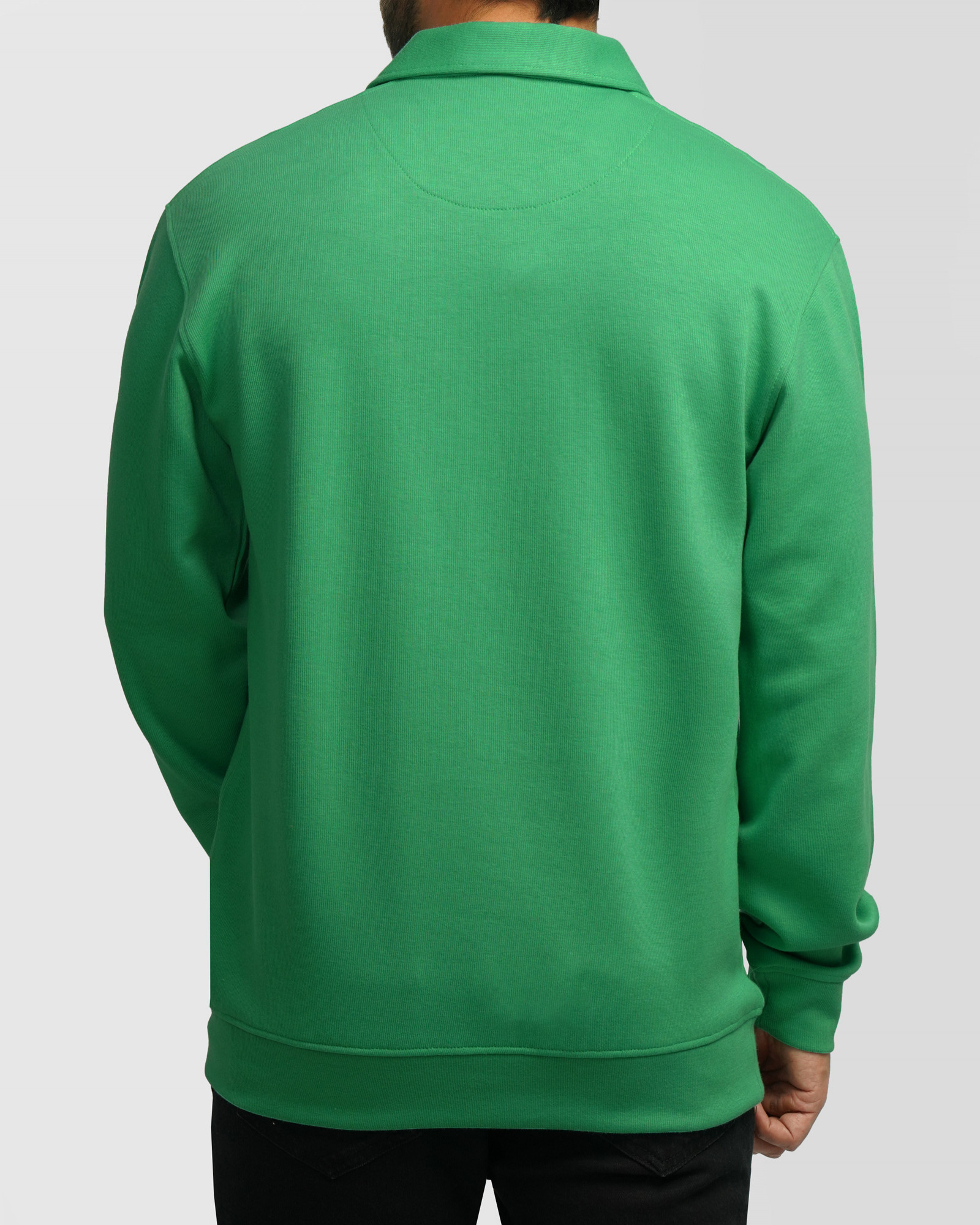 پلیور سلانیک نیم زیپ مردانه سبز روشن 24341128