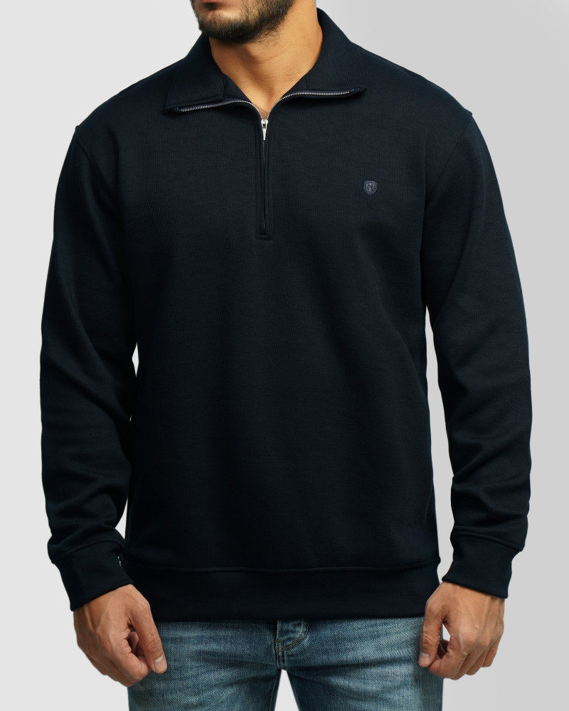 پلیور سلانیک نیم زیپ مردانه سبز روشن 24341128