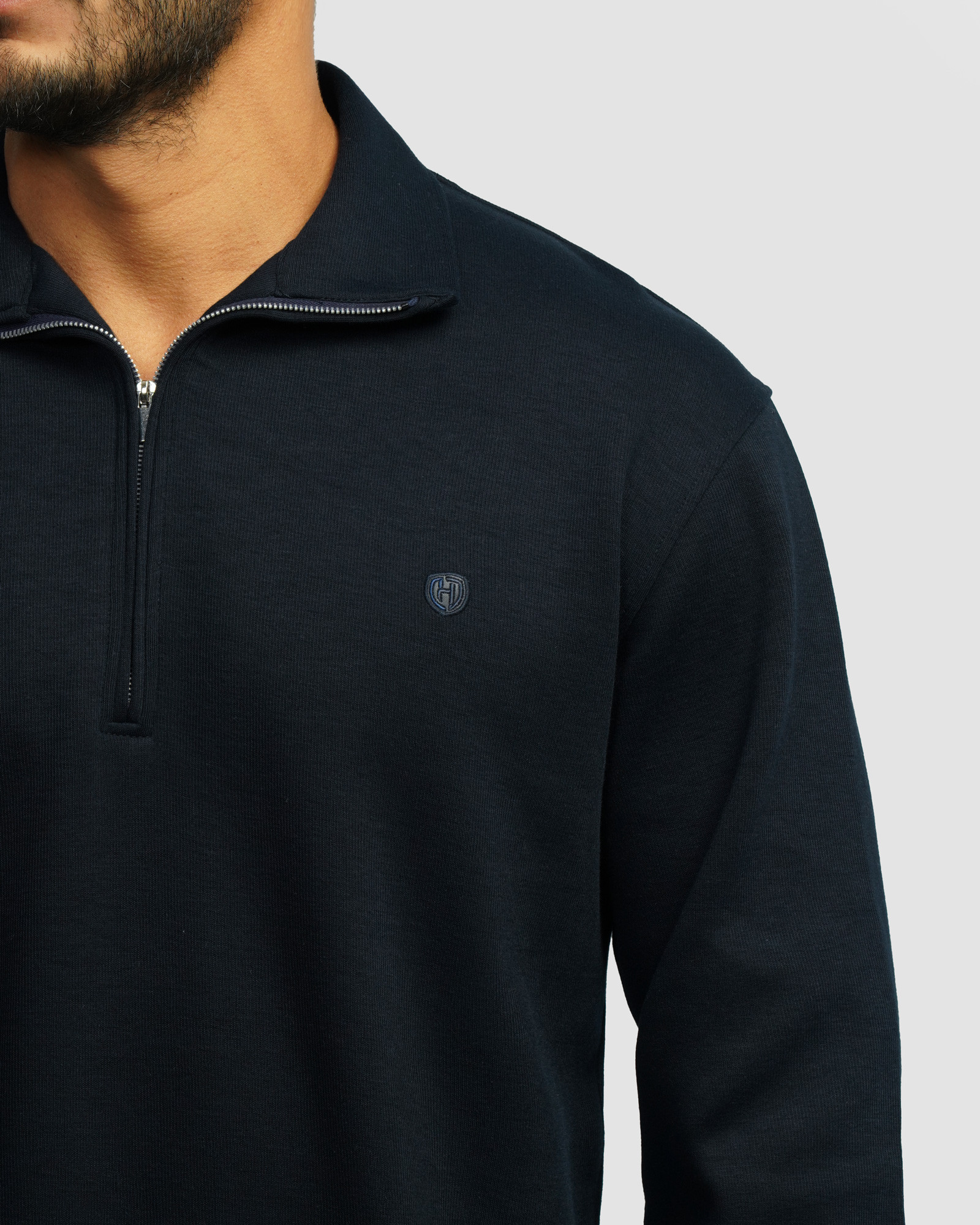 پلیور سلانیک نیم زیپ مردانه سبز روشن 24341128