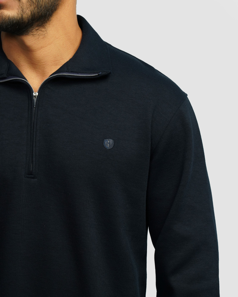 پلیور سلانیک نیم زیپ مردانه سبز روشن 24341128