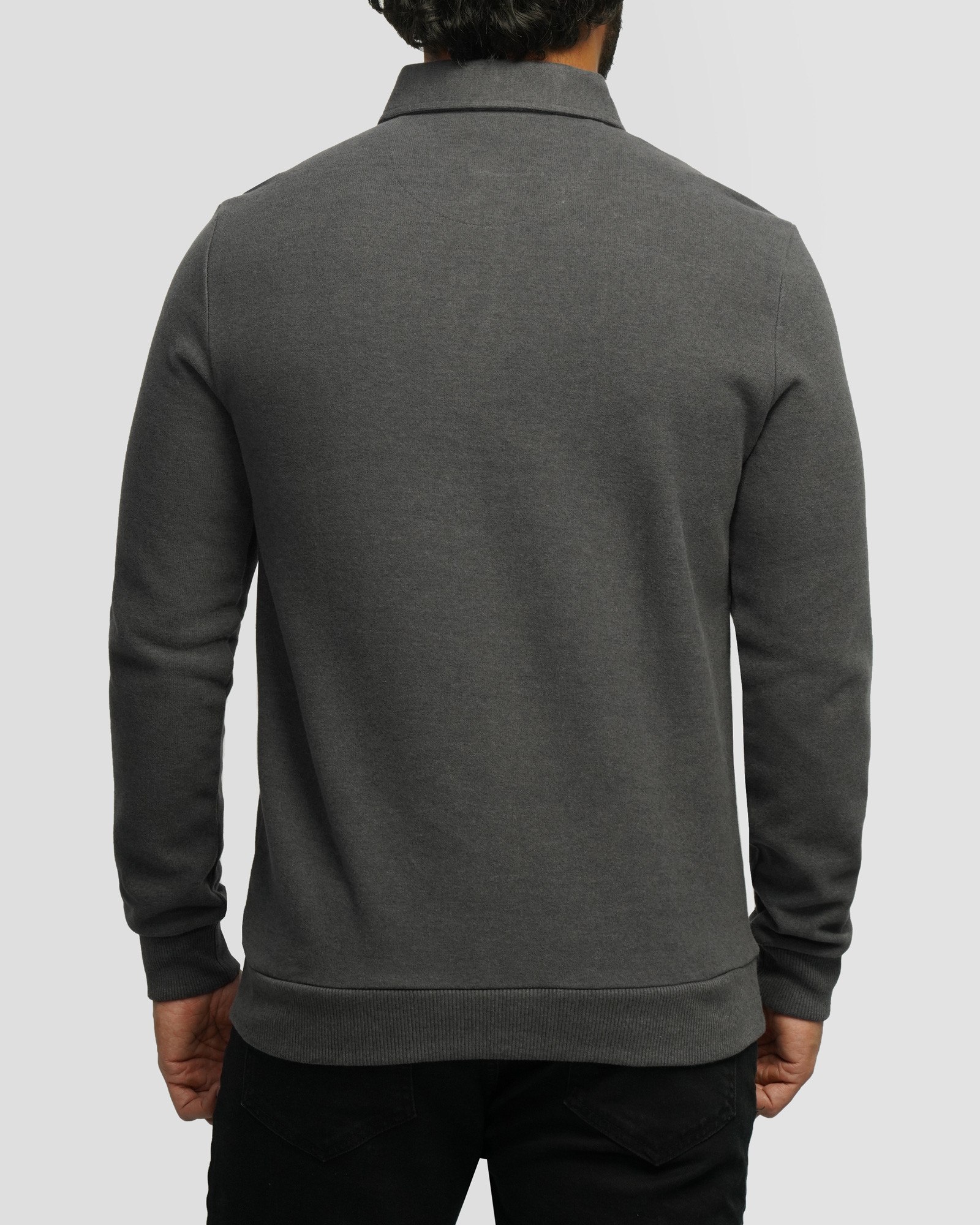 خرید و قیمت پولوشرت آستین بلند سلانیک مردانه خاکستری 24386113