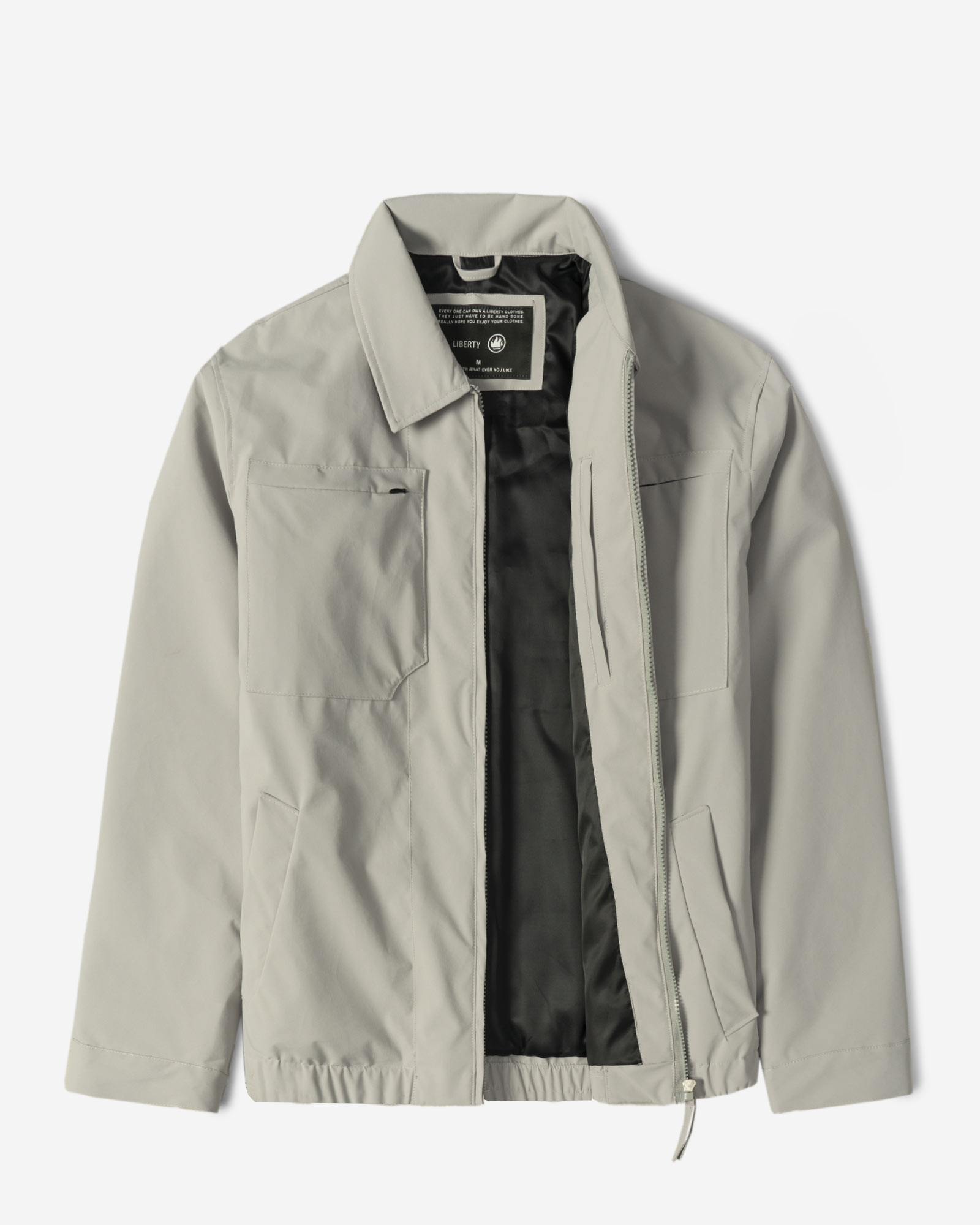 کاپشن مردانه طوسی 24316372