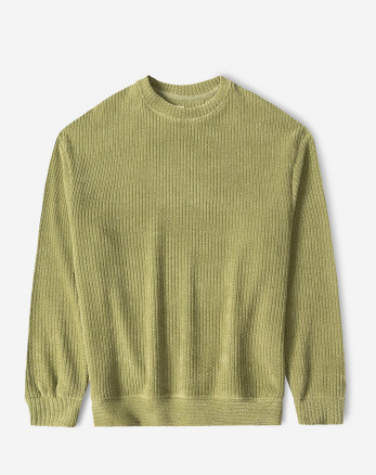 خرید و قیمت پلیور بافت یقه گرد طرح دار مردانه سبز 24358130