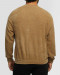 خرید و قیمت پلیور بافت یقه گرد طرح دار مردانه قهوه ای 24358130