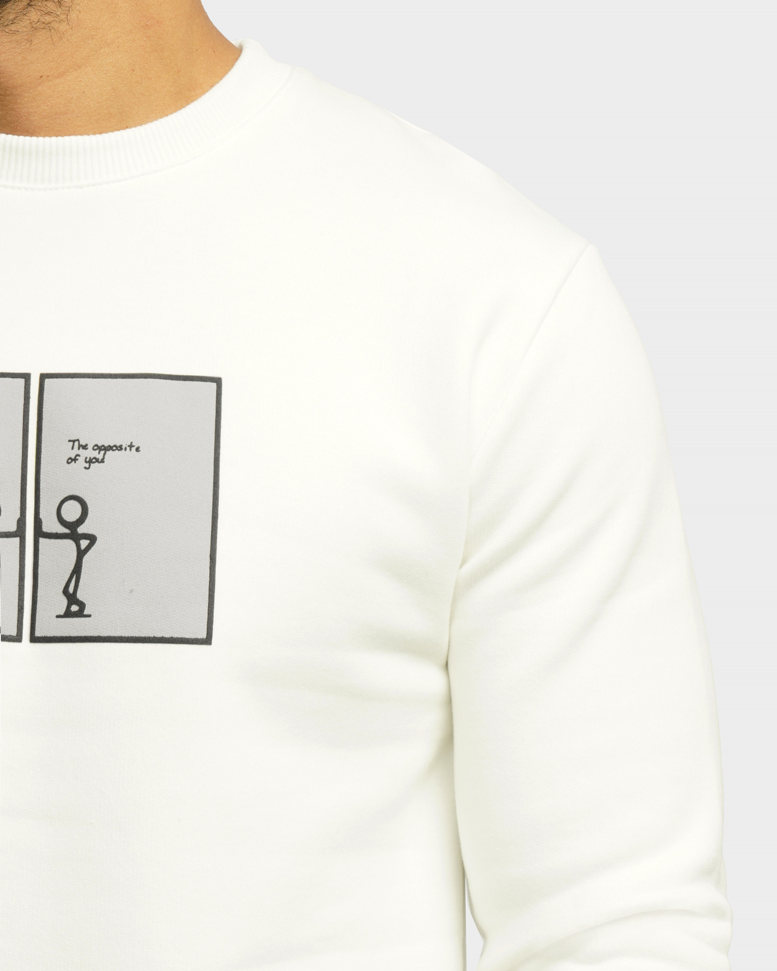 خرید و قیمت پلیور دورس یقه گرد مردانه سفید 24357246