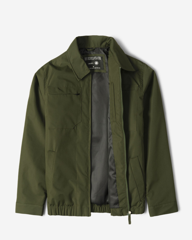 کاپشن مردانه سبز 24316372