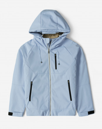 کاپشن مردانه کلاه دار آبی روشن 24316373