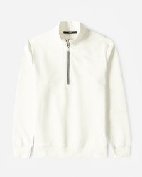 خرید و قیمت پلیور نیم زیپ مردانه سفید 24341129