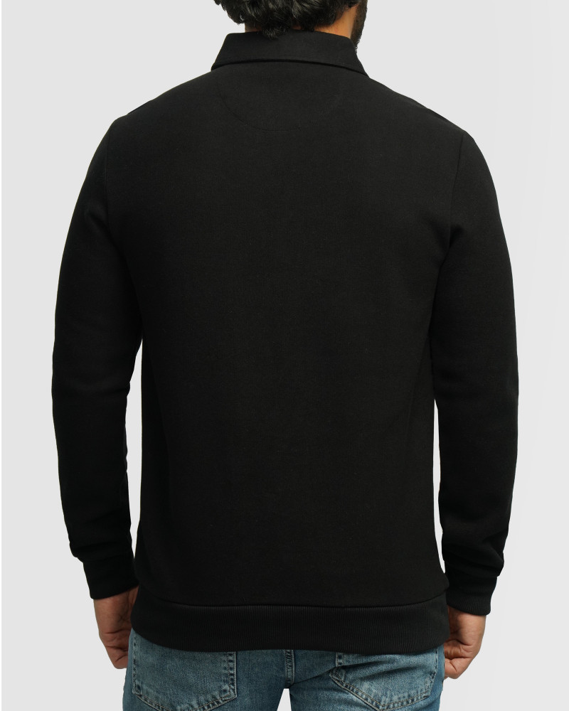 خرید و قیمت پولوشرت آستین بلند سلانیک مردانه مشکی 24386113